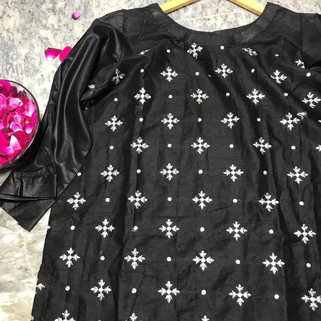Women's Stitched Lawn Embroidered Shirt