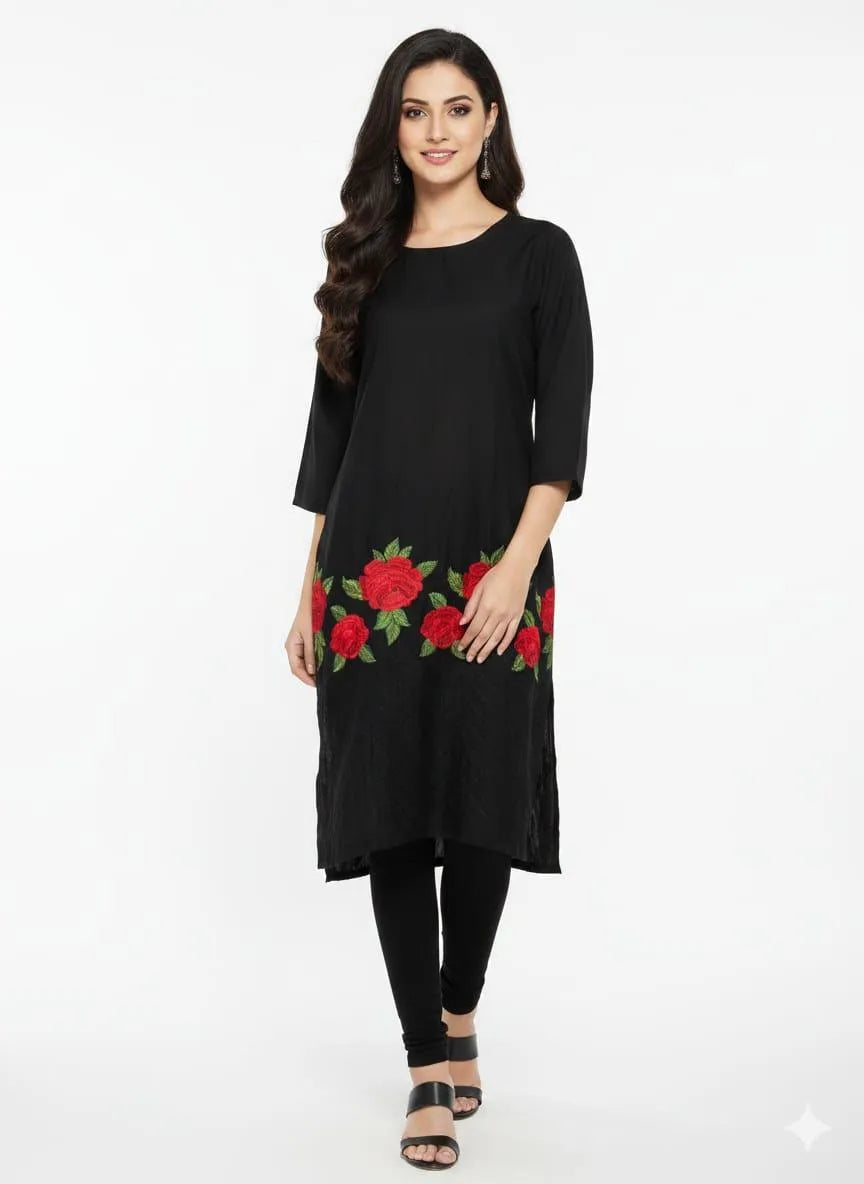 Women's Stitched Lawn Embroidered Shirt
