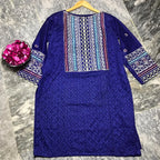 Women's Stitched Lawn Embroidered Shirt