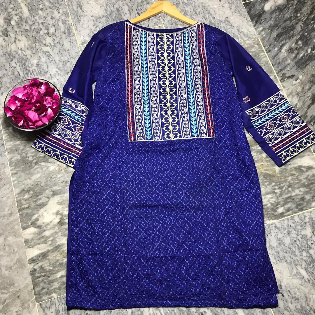Women's Stitched Lawn Embroidered Shirt