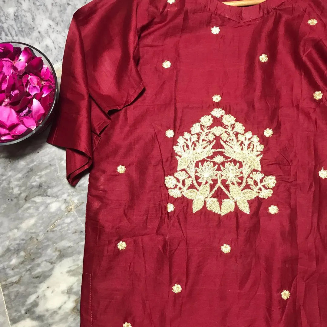 Women's Stitched Lawn Embroidered Shir