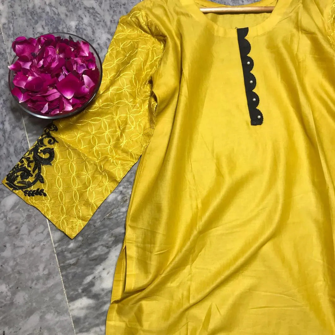 Women's Stitched Lawn Embroidered Shirt
