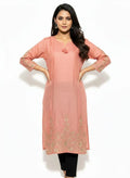 Women's Stitched Lawn Embroidered Shirt