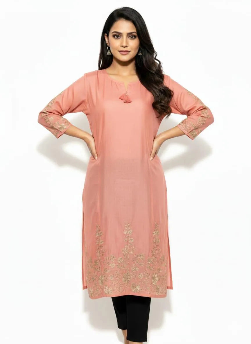 Women's Stitched Lawn Embroidered Shirt