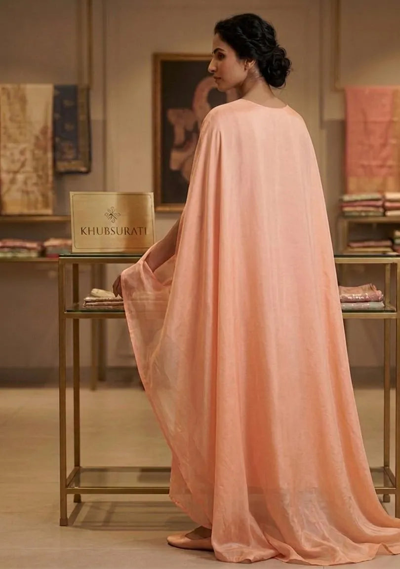 Women's Stitched Grip Silk Plain Kaftan