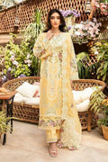 Yellow Chikankari 3 Pcs Lawn Suit for Eid Party Wear