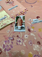 Pink Embroidered 3 Pcs Women Lawn Suit
