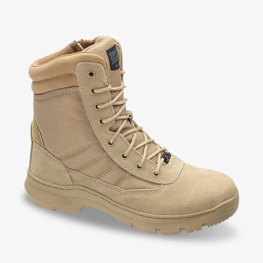 Men Black Rubber Army Boots