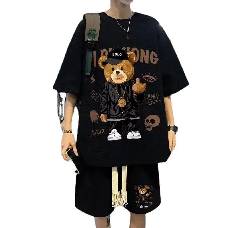 Dropshoulder T-Shirt & Short Tracksuit