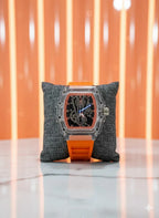 Auliter Men's Tech Watch Light Grey Rectangle Skeleton