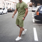 Short Sleeve Casual Suit
