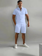 Men's Zip Collar Suit