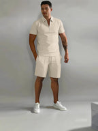 Men's Zip Collar Suit