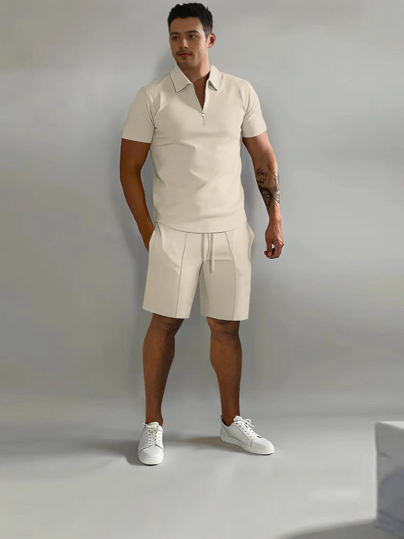 Men's Zip Collar Suit