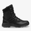 Men Black Rubber Army Boots