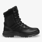 Men Black Rubber Army Boots