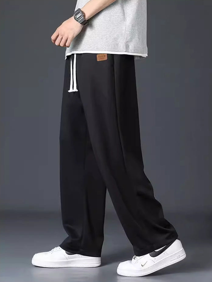 Loose Breathable Ice Silk Pants